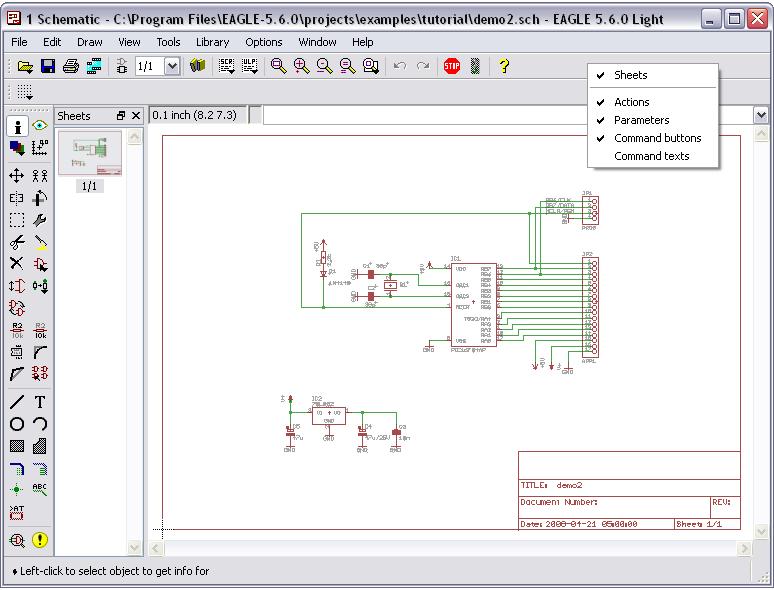 8.2. Edytor schematów oraz edytor płytek drukowanych Moduł edytora schematów (Schematic Editor) pozwala projektantowi edytować schemat elektryczny układu, dla którego jest projektowana płytka PCB.