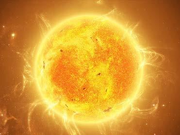 Słońce emituje energię o mocy ok.
