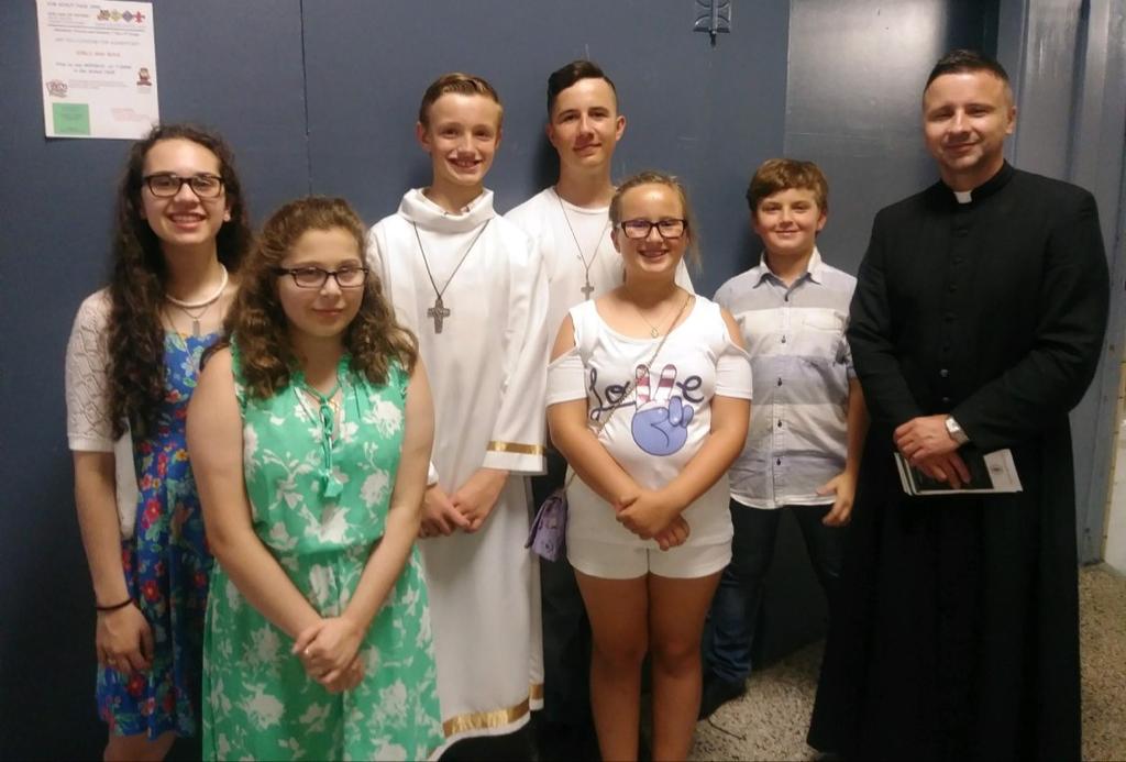 First day of class and Parents Open House for Grades 1-8 will be Tuesday, September 11, from 6:30-8:00 p.m. New registrants must provide a Baptismal certificate at the time of registration.