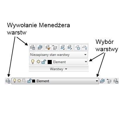 Cofanie polecenia Do cofania skutków poleceń służy polecenie cofaj (_undo) lub kombinacja CTRL-Z. Polecenie to cofa skutki wszystkich poleceń.