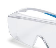 80 uvex super f OTG okulary nakładkowe dla osób noszących okulary