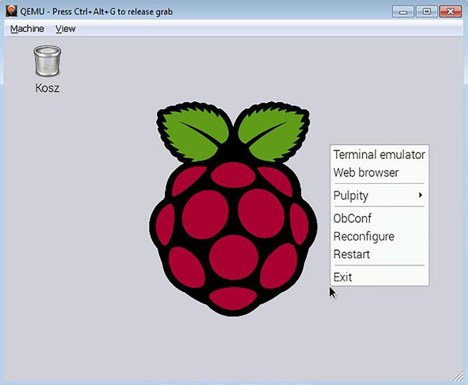 Po nim będzie już można w pełni zalogować się do RPI z użyciem loginu pi i hasła raspberry (rysunek 6).