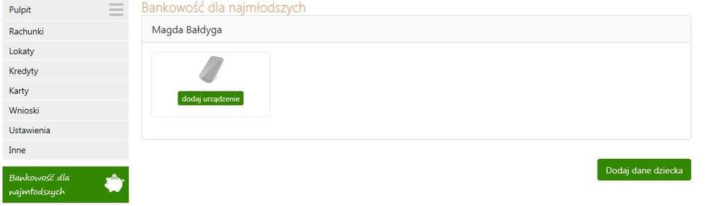 Pomaga uczyć odpowiedzialności i systematyczności, wprowadza w świat bankowości internetowej.