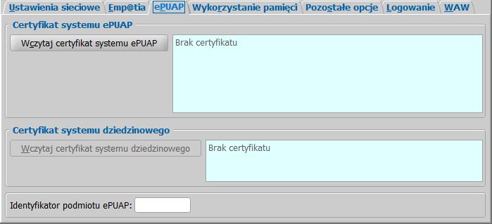 wcześniej należy ustawić uprawnienia do tej czynności patrz rozdział Nadawanie uprawnień Użytkownikom do usług udostępnianych przez CSIZS Emp@tia).