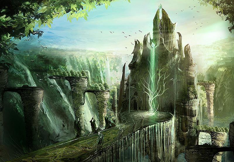 Elfy dwóch światów Elfy z Ashanu wydają się być mocno inspirowane dziełami J.R.R. Tolkiena. Podobnie jak te ze Śródziemia, są długowieczne, "ludzkie" z wyglądu, "magiczne" i nieco wyniosłe.