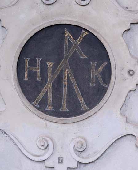 Znak rodowy Hansa Klimke fundatora