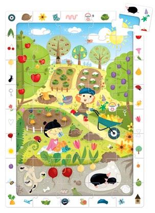 Puzzle obserwacyjne Las dla dzieci 3+ Puzzle