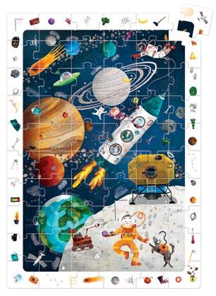 40 elementów Puzzle obserwacyjne Kosmos dla