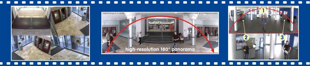 Q24 Kamera hemisferyczna Q24 360 Specyfikacja techniczna kamery Q24 Modele Basic, Sec, Sec-Night Wirtualny PTZ Cyfrowy Pan/Tilt/Zoom, płynny zoom x8 Obiektywy L11 (hemisferyczny), L22 (90 x 67 )