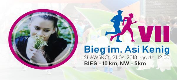 VII BIEG im. ASI KENIG w Sławsku na dystansie 10 km 21.