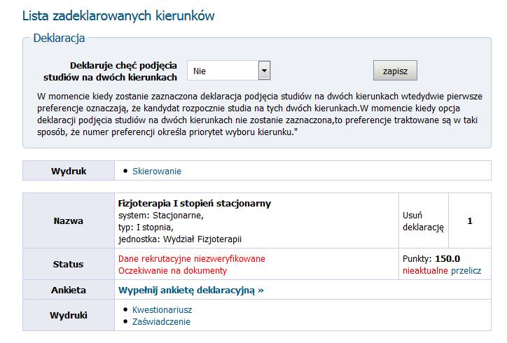 Należy pamiętać, aby po wpisaniu punktów potwierdzić przyciskiem Zapisz.