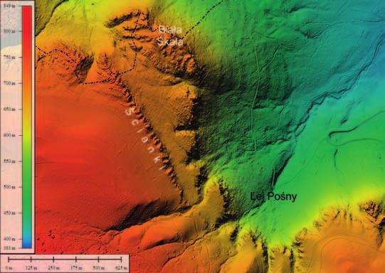 Piaskowce wśród mułowców Pod względem geologicznym Góry Stołowe to przekładaniec różnych rodzajów skał osadowych, na podobieństwo warstw w torcie.