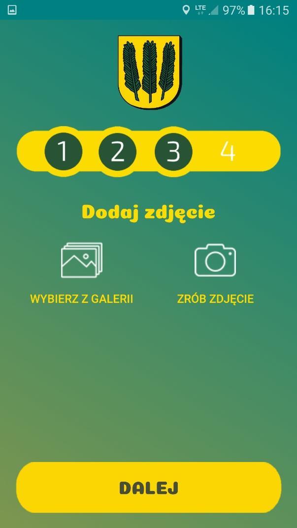 NA TEJ STRONIE MOŻNA DODAĆ ZDJĘCIE DOTYCZĄCE ZGŁOSZENIA, KTÓRE