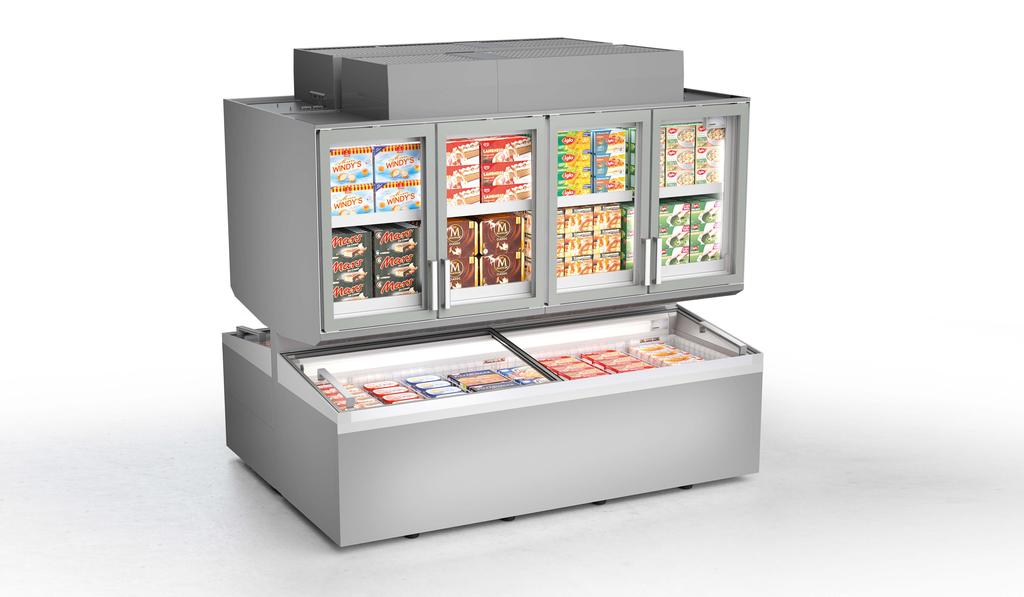 Freezer Top Najważniejsze zalety Optymalne wykorzystanie przestrzeni. Więcej produktów na mniejszej powierzchni.