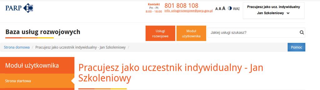 4) Dodanie pozostałych dokumentów Jeżeli w formularzu rekrutacyjnym wybrałeś opcję bez doradcy zawodowego (dotyczy działania 3.2.1), to postępuj zgodnie z punktem A i B: A.