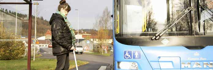 5 Transport publiczny bez barier Transport publiczny w Borås jest darmowy dla osób niepełnosprawnych oraz starszych i stanowi uzupełnienie specjalnych usług mobilnych, zapewniających nieograniczoną