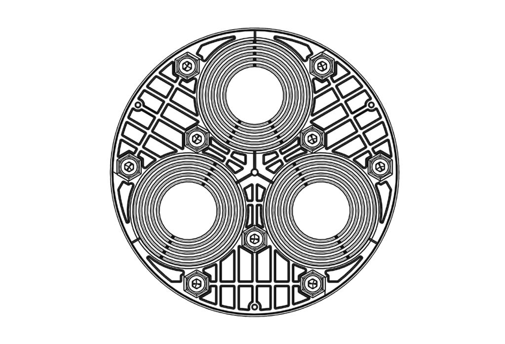 HRK200-SSG-1/110-162, -3/40-72 DE 3 b Beschreibung (Beispiel: HRK 200-SSG- 3/40-72) Segmentring Schnittfläche Innensechskantschraube Kunststoff- Pressplatten 4 Lieferumfang Zum Lieferumfang der