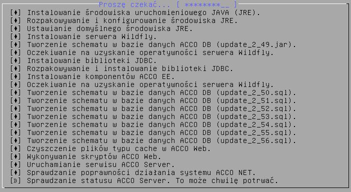 SATEL Instrukcja instalacji 61 34. Zostaną wyświetlone informacje o postępie aktualizacji systemu. 35.