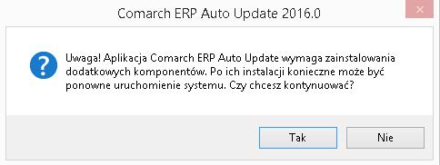 1. Wstęp Comarch ERP Auto Update jest aplikacją, która pozwala m. in. na instalację, aktualizację oraz dezinstalację najnowszych wersji różnych produktów Comarch ERP w środowisku rozproszonym.