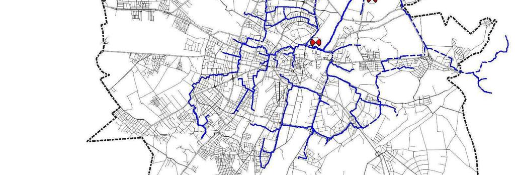 Program ochrony powietrza dla stref województwa wielkopolskiego w zakresie benzo-alfa-pirenu 97 Łączna długość sieci cieplnych wynosi 368,5 km, w tym sieci magistralnych 102,3 km.