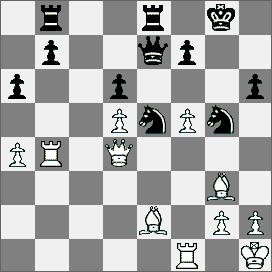 11.Obrona królewsko indyjska [E70] GM Stein (ZSRR) Westman (Szwecja) 1.d4 Sf6 2.c4 g6 3.Sc3 Gg7 4.e4 d6 5.Gg5 h6 6.Gh4 c5 7.d5 0 0 8.Sf3 e6 9.Sd2 ed5 10.cd5 a6 11.a4 We8 12.Ge2 Sbd7 13.0 0 g5 14.