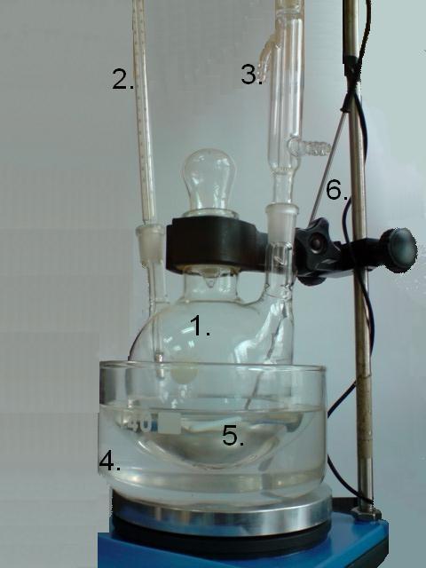 3. PRZEBIEG ĆWICZENIA (Procedure) Przeprowadzony zostanie proces kopolimeryzacji metakrylanu metylu i styrenu.