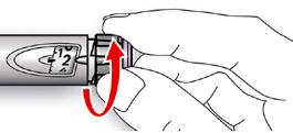Jeśli igła podczas zakładania nie jest trzymana prosto, może to spowodować uszkodzenie gumowej uszczelki i wyciek insuliny lub pęknięcie igły. Punkt 3.