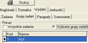 stworzył np. załącznik alkoholowy zbierając te zadania z wybranych planów finansowych.