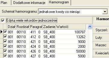 jednostki i klikamy przycisk Nowa wersja > Nowa wersja celem uaktywnienia arkusza tworzenia harmonogramu 3.