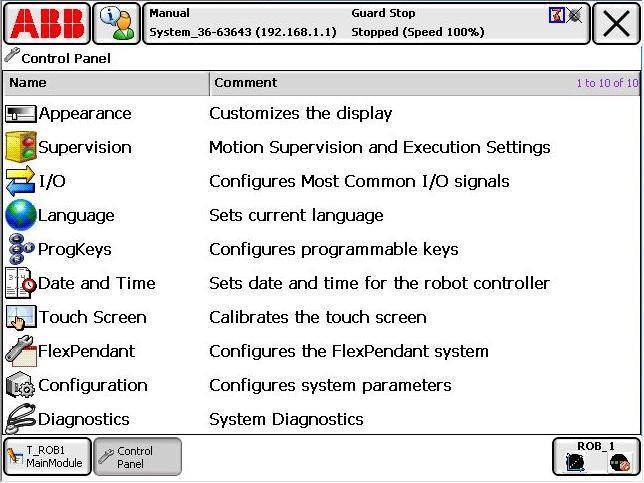 MENU CONTROL PANEL Dostępne na tym ekranie opcje umożliwiają na konfigurowanie opcji związanych z panelem sterowania, takich jak zmiana języka panelu (Language), ustawienie aktualnej daty i czasu