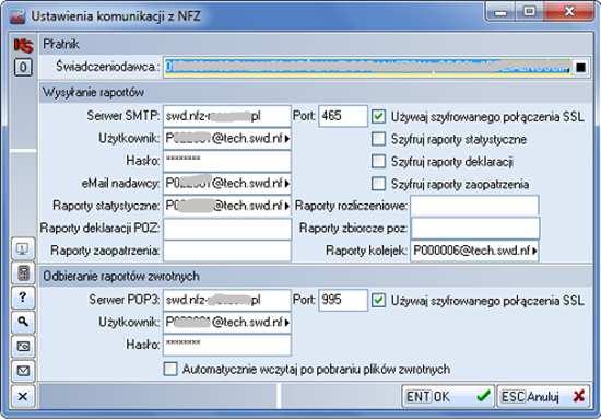 Rys. 10 Dodatkowo należy skonfigurować również id-instalacji i id-instalacji krótkie poprzez wejście w Admin Opcje (C2) W polu Szukaj wg wpisujemy ID_INST i poprzez popraw wpisujemy kod uzyskany z