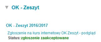 Po poprawnym wypełnieniu formularza, zostanie wyświetlona informacja Formularz wysłany pomyślnie a na liście w zakładce Moje programy pojawi się program,