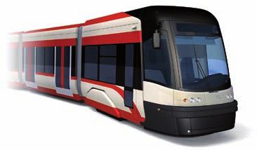 30 jednostek nowego, częściowo niskopodłogowego, dwukierunkowego taboru tramwajowego.