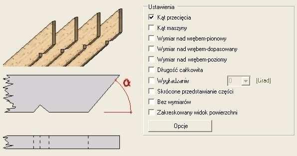 Kąt nachylenia Kąt zawarty pomiędzy płaszczyzną prostopadłą do osi długości i