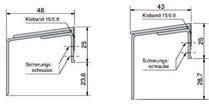 33 technika progowa ALUPLAST Profile okapnikowe WS3625/SK taśma samoprzylepna wkręt Aluminiowe okapniki ramy, samoprzylepne, zastosowanie uniwersalne, Spadek 8 Numer Kolor Wymiary (mm) Opakowanie /m