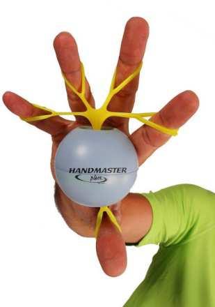 dodatkowe gumeczki dla każdego palca, - umożliwiająca ćwiczenia mięśni zginaczy dłoni.