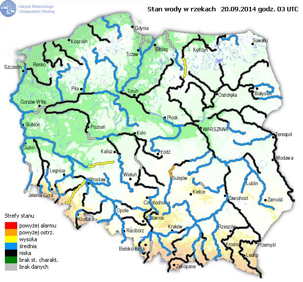 INFORMACJE HYDROLOGICZNO