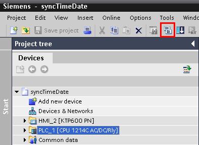 5 Synchronizacja czasu HMI i S7-1200. Przypadek B 5.