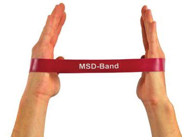 ) 01-500111 Wałki elastyczne MSD-Bar 31 x 4,5 cm czerwony