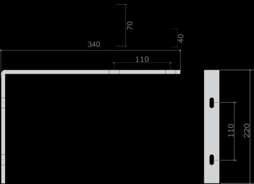 When installing the unit as in the figure above, a space (10 mm recommended) between the bracket and the casing of curtain should be ensured (contact between the bracket and the casing is forbidden).