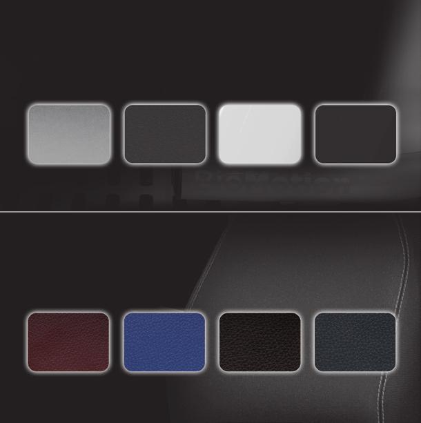 Basic colours of frame Standardfarben der Konstruktion Podstawowe kolory konstrukcji Silver Gray White Black Basic