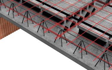 INSTRUKCJA MONTAŻU STROPU - Betonowanie stropu, strzemiona i zakładanie siatek BETONOWANIE STROPU Do betonowania stropu można przystąpić po ułożeniu belek i pustaków, oraz po zamontowaniu zbrojenia