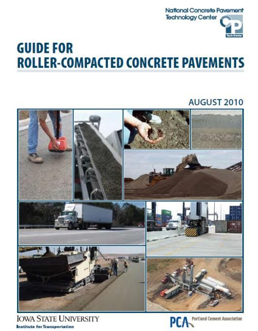 Zalecenia dla betonu RCC USA National Concrete Pavement Technology Center Institute for