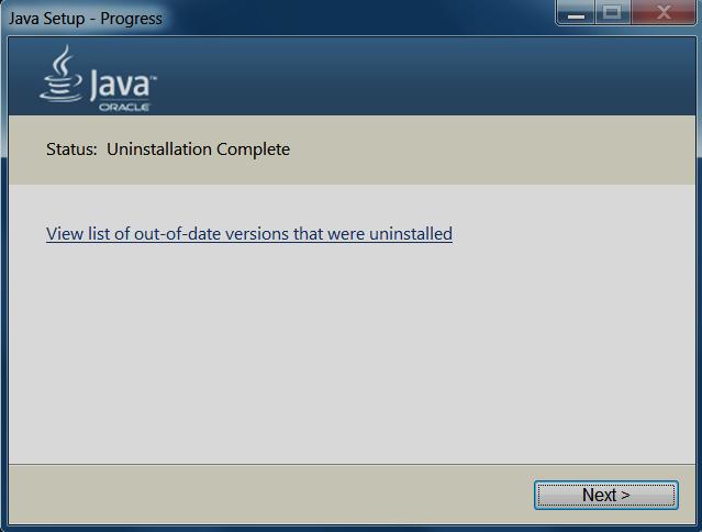 zainstalowanie najnowszej wersji środowiska Java JRE należy