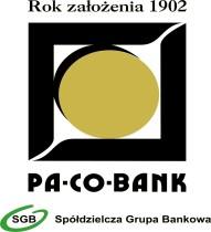 Dokument dotyczący opłat Bank Spółdzielczy Towarzystwo Oszczędnościowo Pożyczkowe PA-CO-BANK Rachunek oszczędnościowo-rozliczeniowy Konto Komfortowe Niniejszy dokument zawiera informacje o opłatach