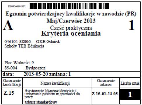 Naklejka na bezpieczną kopertę przeznaczoną na dostawę (dystrybucja)