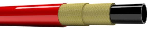 / Węże wysokociśnieniowe / / poliamidowe MTKM MARINE Oploty aramidowe + oplot stalowy Charakterystyka: Lekki, elastyczny wąż przeznaczony do rozpuszczalników, farb, izocyjanianu, poliolu, płynów na