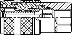 robocze: Do 70 bar Materiał: Stal ocynkowana (CEJN - 3/6, DNP), stal z powłoką cynkowo - niklową (CEJN powyżej 3/6, HOLMBURY) Uszczelnienie: NBR (od -5 C do +00 C) - standard Viton (od -5 C do +00 C)