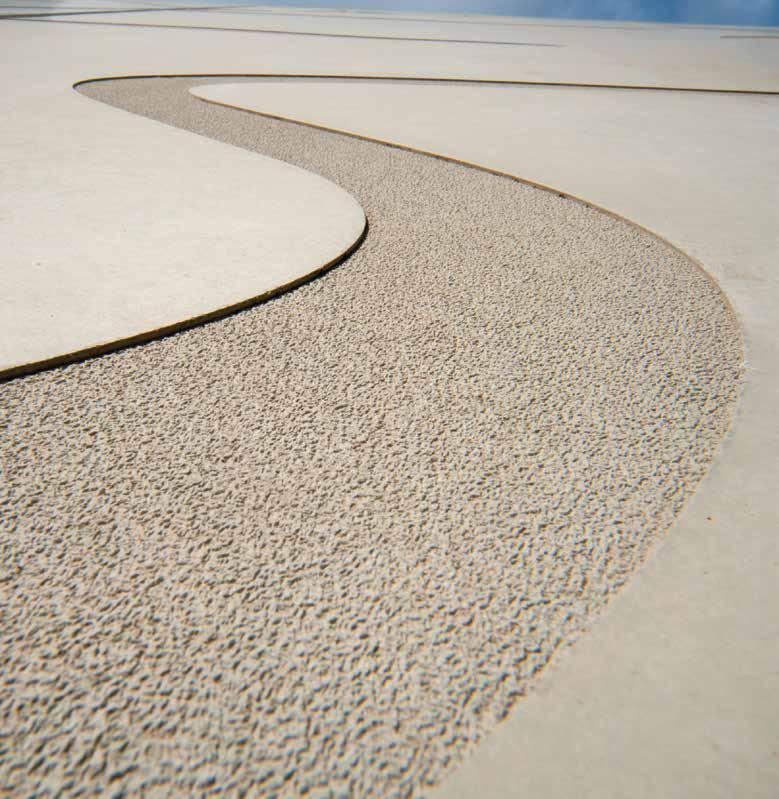 NOE linerwielkoformatowe matryce do fakturowania betonu Matryce NOEliner wykonane są z odpornego na ścieranie PVC wytłaczanego na nie nasiąkliwej dla wody tkaninie, która zapewnia matrycom bardzo