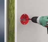 Możliwa jest dwustronna instalacja puszek osprzętowych w ścianie o grubości 100 mm i większej oraz puszek rozgałęźnych w ścianach o grubości 125 mm i